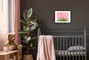 MuchoWow® Gerahmtes Poster Pflanze - Sommer - Rosa 40x30 cm Produktbild-Vorschau 5