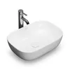 Lavabo da appoggio in Vetroceramica bianco 46x33 Anteprima dell’immagine prodotto 9
