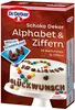 Numeri e lettere dell'alfabeto di cioccolato Dr Oetker per Anteprima dell’immagine prodotto 1
