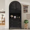 okwish Sideboard mit Schubladen,Hochschrank mit Produktbild-Vorschau 2