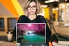 MuchoWow® Laptop Aufkleber Sticker Cover Wasserfall - Baum Produktbild-Vorschau 5
