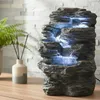 Zimmerbrunnen Niagara mit LED Beleuchtung Gartenbrunnen Produktbild-Vorschau 3