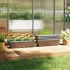 Zestaw 5 plastikowych doniczek Outsunny, 59 x 21 x 16 cm, Podgląd zdjęcia produktu 2