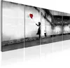 Italienischer Leinwand Leinwandbild - Banksy: Runaway Produktbild-Vorschau 2
