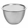 A silver metal mesh tea strainer is shown against a white background. Podgląd zdjęcia produktu