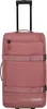 A rose-colored Travelite suitcase with wheels and a retractable handle, shown from the front against a white background. Náhled obrázku produktu