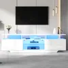 Merax szafka TV 160 cm z oświetleniem LED przez aplikację, Podgląd zdjęcia produktu 3