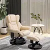 HOMCOM relaxfauteuil met voetenbank, draaibare fauteuil, Productafbeelding-voorbeeld 11