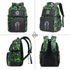 Mofut Schulrucksäcke, 2 Stück Rucksack Anime Leuchtender Produktbild-Vorschau 6