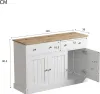 MODFU Kommode Sideboard mit 2 Schubladen und 3 Produktbild-Vorschau 7