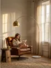 Gold Stehlampe Wohnzimmer, 175cm Bogenlampe dimmbar mit Produktbild-Vorschau 9