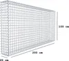 Gabbione 200 cm x 100 cm x 20 cm (L x H x P), maglia 5 cm x Anteprima dell’immagine prodotto 2