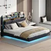 Polsterbett 160*200 mit LED-Beleuchtung und USB-Steckdose, Produktbild-Vorschau 3
