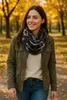 styleBREAKER Loop Schlauchschal mit buntem Blumen Allover Produktbild-Vorschau 3