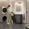 Badezimmerschrank RIBERA mit Keramik Waschbecken und Produktbild-Vorschau 2