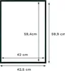 RAWWEST.BIS Alu Bilderrahmen 42x59,4 cm mit Plexi Rahmen Produktbild-Vorschau 2