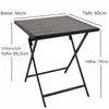 DEGAMO Balkontisch Klapptisch ASCIANO 60x60cm, Metall Produktbild-Vorschau 7