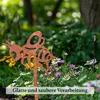 Gartenstecker in Rost & Silber Rost Deko für Garten, Balkon Produktbild-Vorschau 4