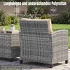 COSTWAY Gartenmöbel Set Polyrattan, 3-tlg. Balkonmöbel Produktbild-Vorschau 6