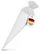 itenga Bastelschultüte 70cm mit Filzverschluss WEISS Produktbild-Vorschau 2