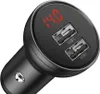 Nabíjačka do auta 2x USB-A s digitálnym displejom 4,8A 24W Náhľad obrázku produktu 5
