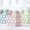 6 Geschenkboxen Pastell, rosa/blau/grün, gepunktet Produktbild-Vorschau 2