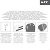 A collage of images and text describing product features and specifications. Produktbild-Vorschau