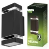 A product image showing a wall lamp and its packaging. Produktbild-Vorschau