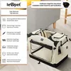 Leopet® Hundebox - Faltbar, S/M/L/XL/XXL/XXXL, Stoff, mit Produktbild-Vorschau 3