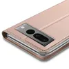 A close-up shot of a rose gold smartphone case with a camera cutout. Produktbild-Vorschau
