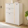 Highboard weiß mit Eiche LOVENO-61 Produktbild-Vorschau 7