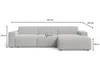 GrainGold Ecksofa L-Form Links Lavia - Moderne Ecksofa, Produktbild-Vorschau 6