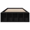 vidaXL Cadre de lit noir 90x190 cm bois composite Voir les images du produit 4