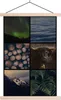 MuchoWow® Textilposter Schottische Hochlandrind - Collage - Produktbild-Vorschau 1