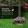 Sweiko Vogeltränke, Vogelbad mit Statue, Blumenmuster, 2 Produktbild-Vorschau 9