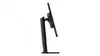 A side view of a black computer monitor on a stand against a white background. Náhled obrázku produktu