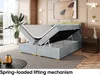 MEBLINI Boxspringbett mit Bettkasten - Gepolstert Produktbild-Vorschau 4