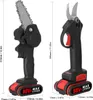 21V 4 Zoll Elektro-Kettensäge und 25mm Akku Astschere Produktbild-Vorschau 5