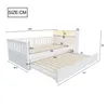 Merax Tagesbett Kinderbett 90x200cm mit Ausziehbett, Produktbild-Vorschau 5