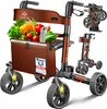 KESSER® Rollator Aluminium faltbar, höhenverstellbar & bis Produktbild-Vorschau 1