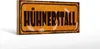 Holzschild Hühnerstall gelb, 27 x 10 cm, Holzschilder Produktbild-Vorschau 2