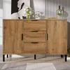 Komoda Sweiko z 2 drzwiczkami i 3 szufladami, 120 x 40 x 76 Podgląd zdjęcia produktu 2