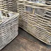 Cesto contenitore in rattan set 3 pezzi quadrato Kubu Anteprima dell’immagine prodotto 9