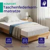 Taschenfederkernmatratze 90 x 200 cm H2 - Höhe 18 cm -  Produktbild-Vorschau 2