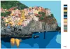 Zuty - Malen nach Zahlen - STADT AUF EINEM FELSEN, ITALIEN Produktbild-Vorschau 3