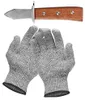 Austernmesser-Set mit schnittfesten Handschuhen, 3-teilig Produktbild-Vorschau