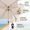 Angel Living Sonnenschirm Ø 300 cm Gartenschirm Produktbild-Vorschau 5