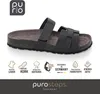 purosteps footwear Huelva-Eco Damen Leder Kork Sandale Produktbild-Vorschau 2