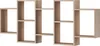 A wall-mounted bookshelf with multiple compartments. Voir les images du produit