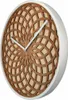 NeXtime 3149BE, Wand, Quarzuhr, Kreis, Beige, Weiß, Holz, Produktbild-Vorschau 3